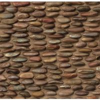 Hemisphere Floor and Wall Mosaic in Henna Red