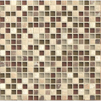 Eclipse 5/8" x 5/8" Wall Mosaic in Merlot