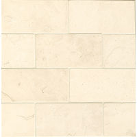 Corinthian White 3" x 6" x 3/8" Floor and Wall Tile
