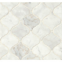 White Carrara Floor and Wall Mosaic