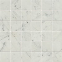 Classic 2.0 2" x 2" Floor and Wall Mosaic in Bianco Carrara