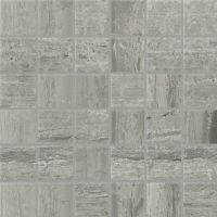 Classic 2.0 2" x 2" Floor and Wall Mosaic in Travertino Grigio