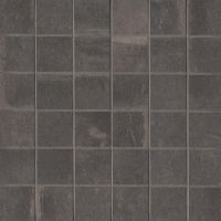 Palazzo 2" x 2" Floor and Wall Mosaic in Castle Graphite