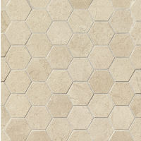 Marfil 2" x 2" Floor and Wall Mosaic in Bianco