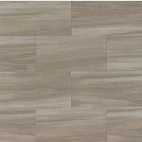Rose Wood 12" x 24" x 3/8" Floor and Wall Tile in Taupe
