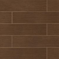Heathland Collection 6" x 24" x 3/8" Floor and Wall Tile in Walnut
