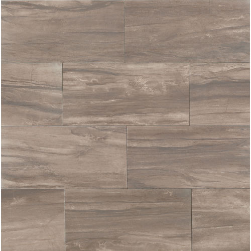 Athena 12" x 24" x 3/8" Floor and Wall Tile in Cliff