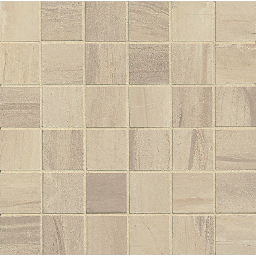 Athena 2" x 2" Floor & Wall Mosaic in Sand
