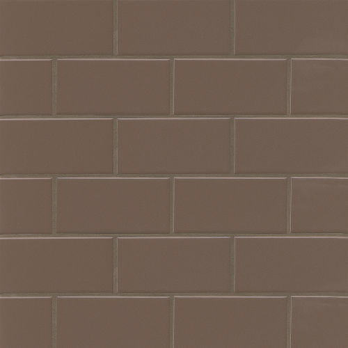 Traditions 3" x 6" x 1/4" Wall Tile in Cocoa