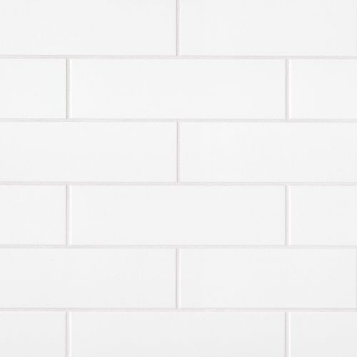 Traditions 4" x 16" Wall Tile in Ice White