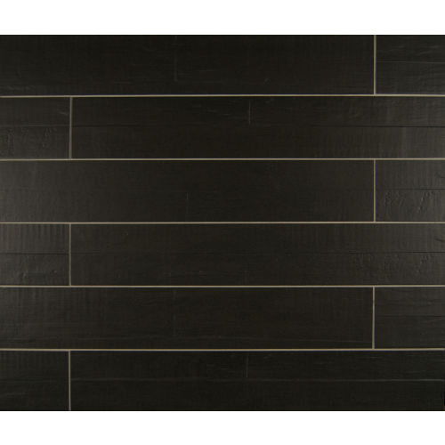 Barrique 4" x 24" x 3/8" Floor and Wall Tile in Noir
