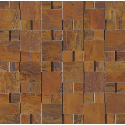 Acadia 11" x 11" Decorative Tile in Birch Copper