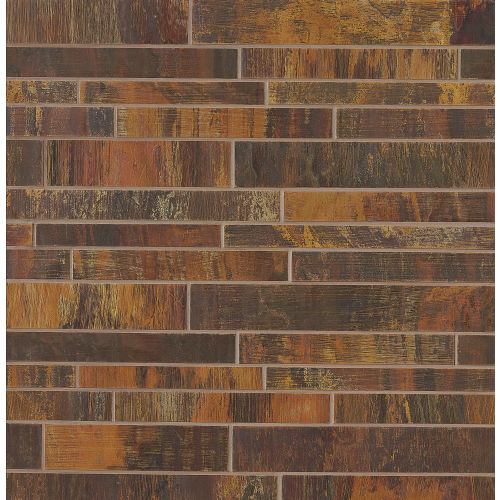 Acadia 2" x 6" Wall Mosaic in Islesford Copper