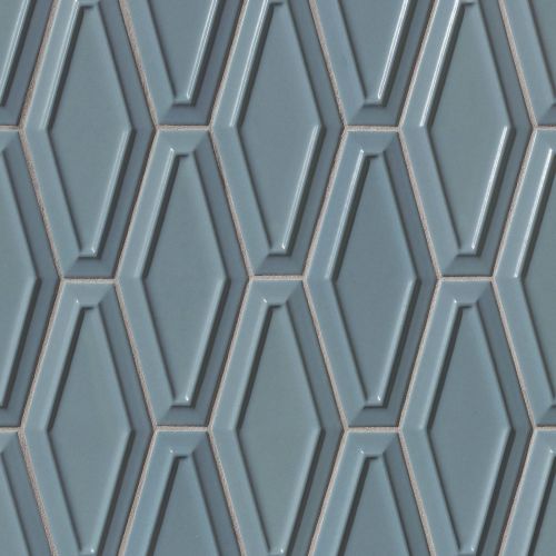 Costa Allegra 4" x 9" Decorative Tile in Adriatic