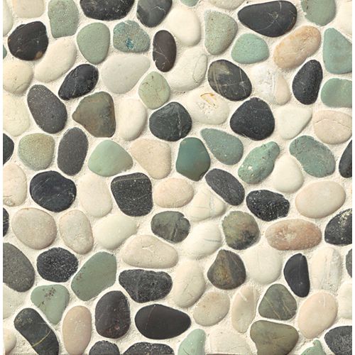 Hemisphere Floor and Wall Mosaic in Seaside