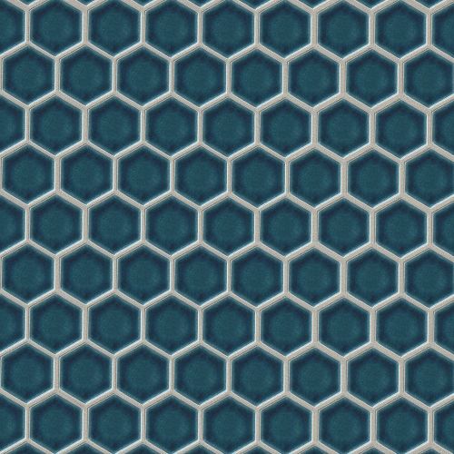 Provincetown 1-11/16" x 1-1/2" Floor & Wall Mosaic in Cape Cod Blue