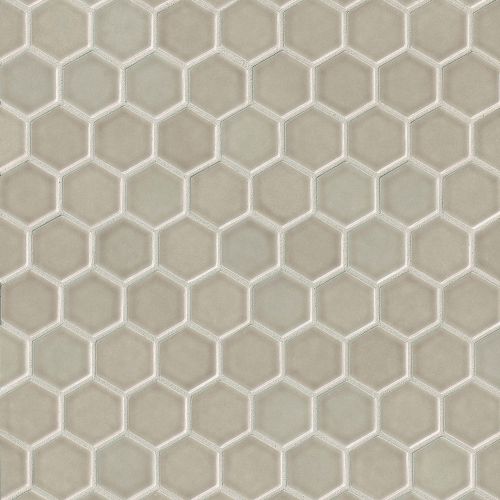 Provincetown 1-11/16" x 1-1/2" Floor and Wall Mosaic in Dune Beige