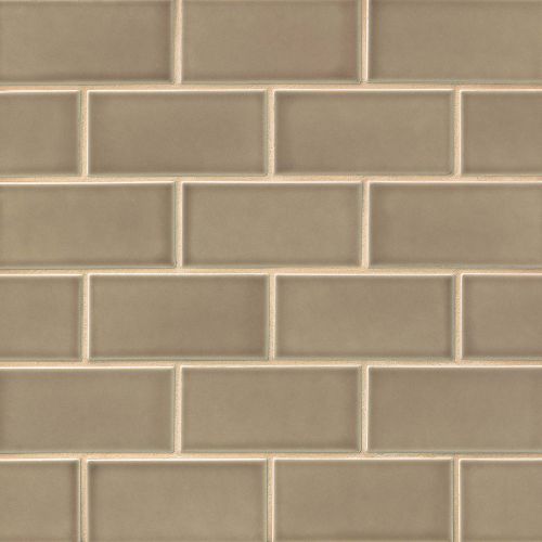 Provincetown 3" x 6" x 3/8" Floor and Wall Tile in Highland Brown