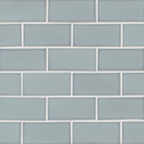 Provincetown 3" x 6" x 3/8" Floor and Wall Tile in Surfside Blue