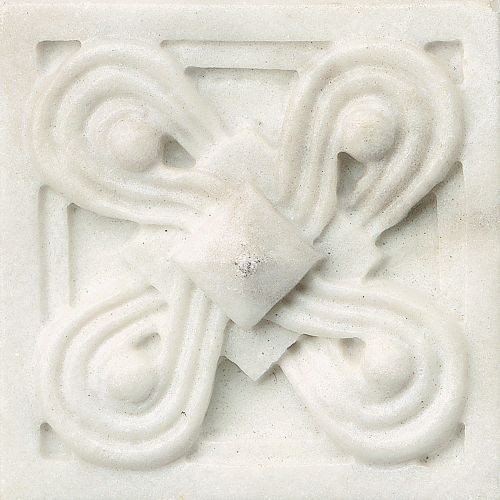 Marmi Di Napoli 2.25" x 2.25" x 5/16" Decorative Tile in Calacatta