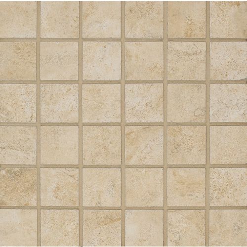 Stonefire 2" x 2" Floor & Wall Mosaic in Almond