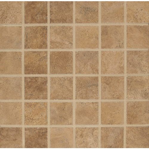 Stonefire 2" x 2" Floor and Wall Mosaic in Noce