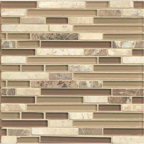 Eclipse Wall Mosaic in Espresso