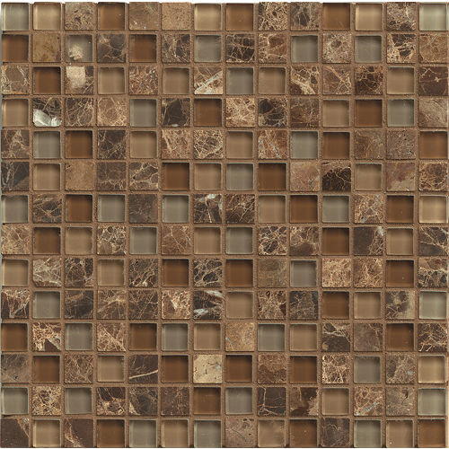 Interlude 3/4" x 3/4" Wall Mosaic in Duet