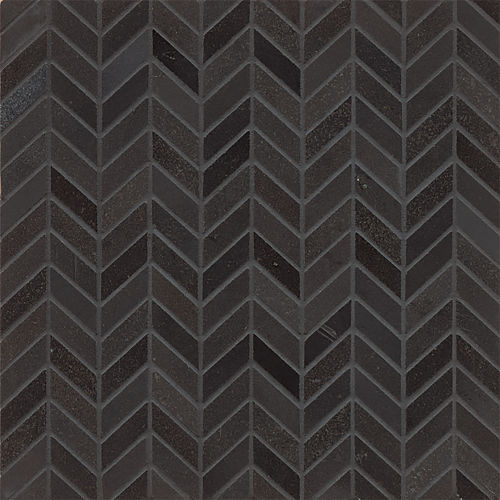 Absolute Black Wall Mosaic