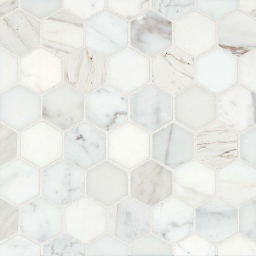 Calacatta Oro 2" x 2" Floor & Wall Mosaic
