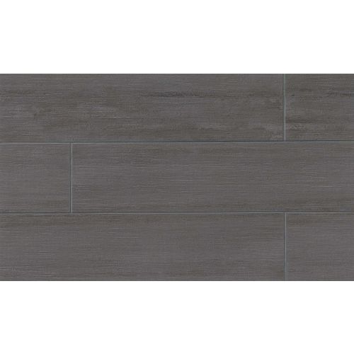City 2.0 12" x 48" x 3/8" Floor and Wall Tile in Asphalt