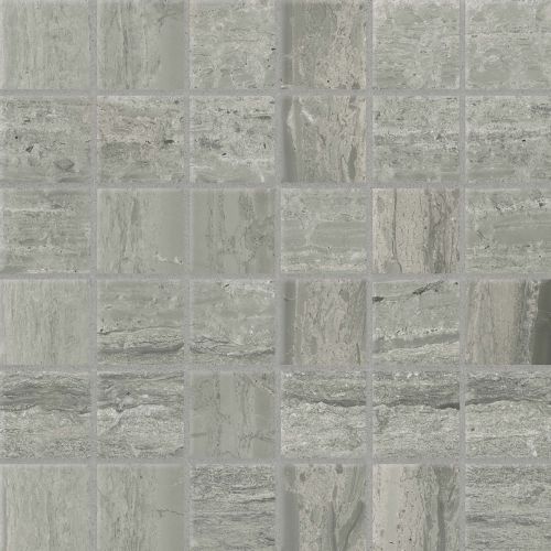 Classic 2.0 2" x 2" Floor & Wall Mosaic in Travertino Grigio