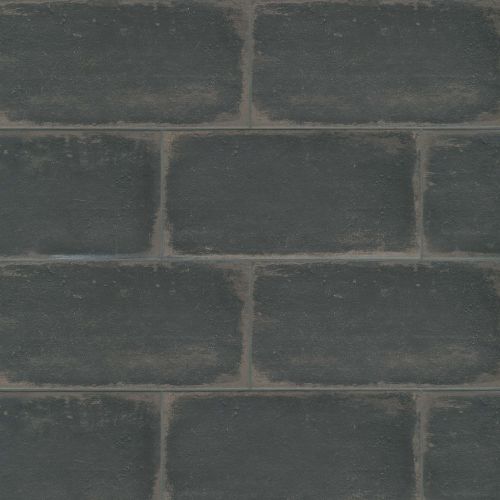 Palazzo 12" x 24" Floor & Wall Tile in Castle Graphite