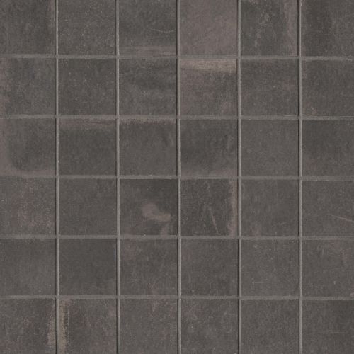 Palazzo 2" x 2" Floor & Wall Mosaic in Castle Graphite