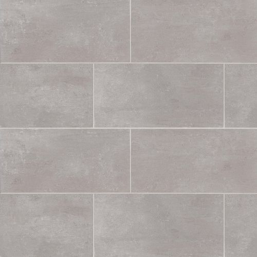 Simply Modern 12" x 24" x 3/8" Floor and Wall Tile in Grey