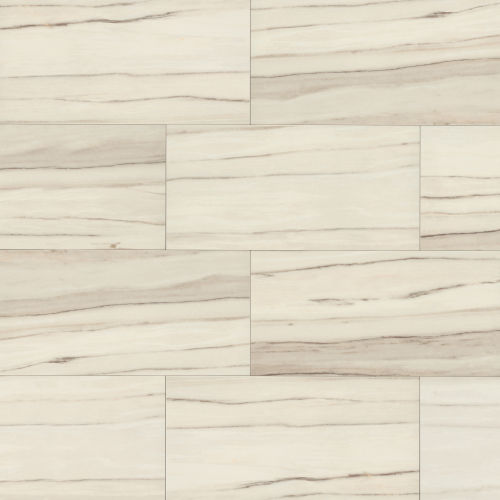 Zebrino 12" x 48" Floor & Wall Tile in Calacatta