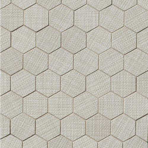 Dagny 2" x 2" Floor and Wall Mosaic in Silver