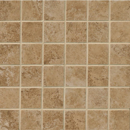 Fantasia 2" x 2" Floor and Wall Mosaic in Pecan