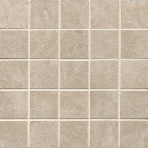 Indiana Stone 2" x 2" Floor and Wall Mosaic in Almond