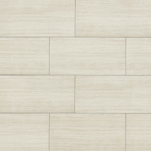 Islands 12" x 24" x 7/16" Floor and Wall Tile in White