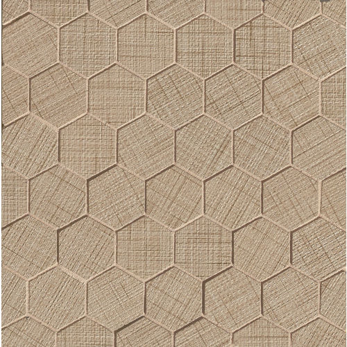 Lido 2" x 2" Floor and Wall Mosaic in Camel