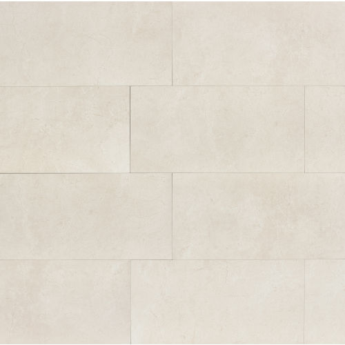 Marfil 12" x 24" x 7/16" Floor and Wall Tile in Alabaster