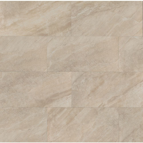 Stone Mountain 12" x 24" x 3/8" Floor and Wall Tile in Alabaster