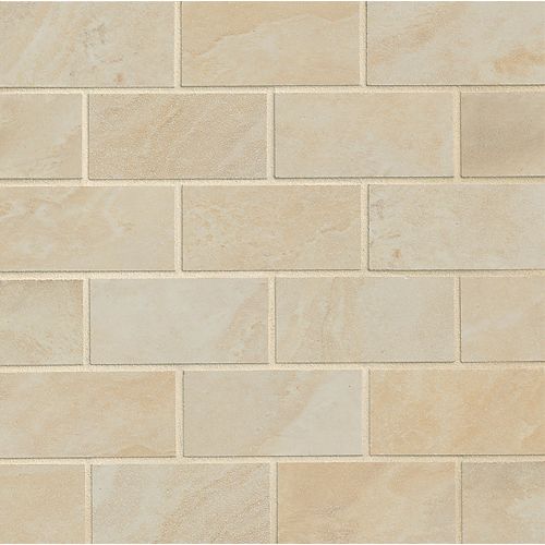 Vinezia 2" x 4" Floor & Wall Mosaic in Alabaster