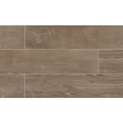 Bayou Country 8" x 24" x 3/8" Floor and Wall Tile in Taupe
