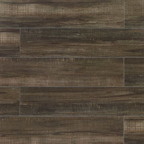 Forest 8" x 48" x 3/8" Floor and Wall Tile in Black