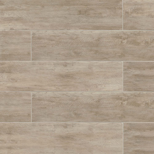 River Wood 8" x 36" x 3/8" Floor and Wall Tile in Oak