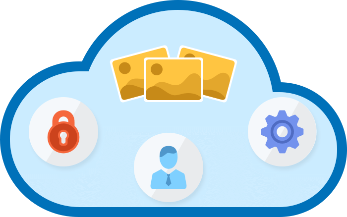 Secure image hosting service