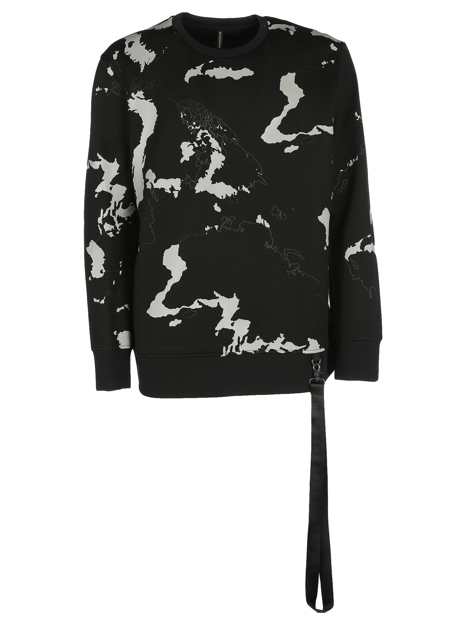 blackbarrett long sleeved printed jumper