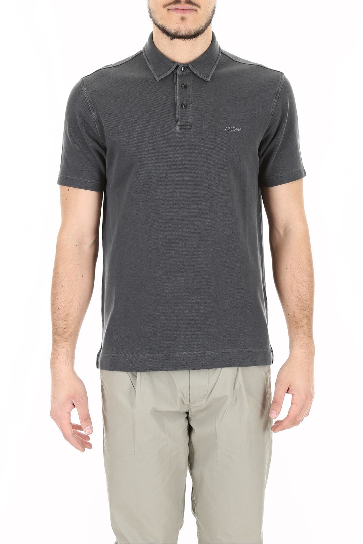 short-sleeved polo shirt
